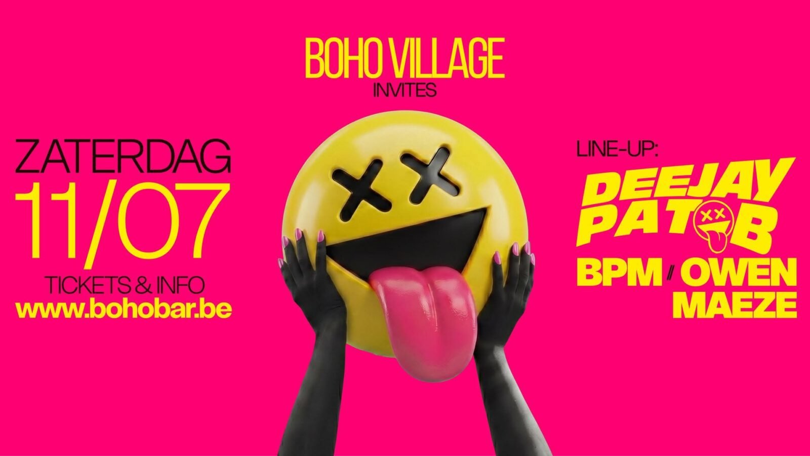 BOHO VILLAGE INVITES PAT B