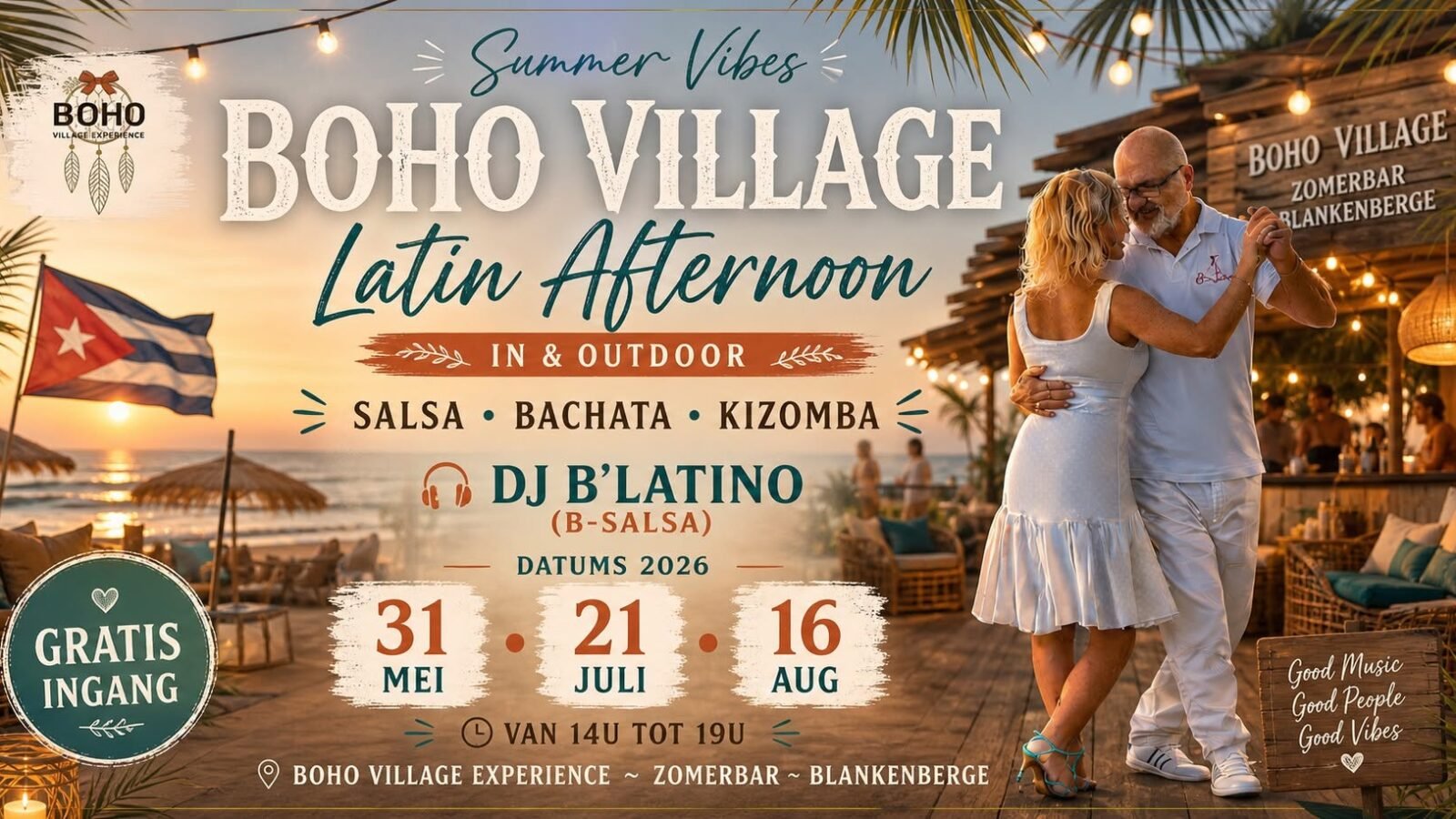 BOHO VILLAGE LATIN AFTERNOON